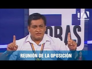 Este martes se realizará la reunión de oposición