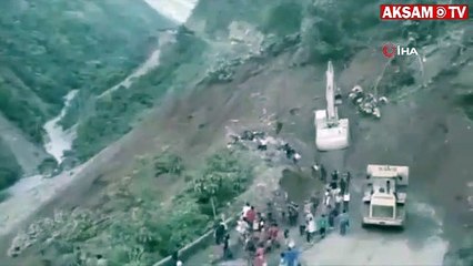 Bolivya’daki toprak kayması faciasının görüntüleri ortaya çıktı