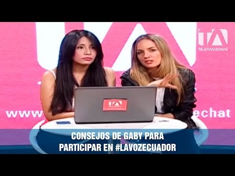 Más consejos de Gaby Villalba para audicionar en La Voz Ecuador