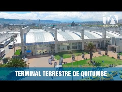 Terminal terrestre de Quitumbe - Ecuador desde arriba - Teleamazonas