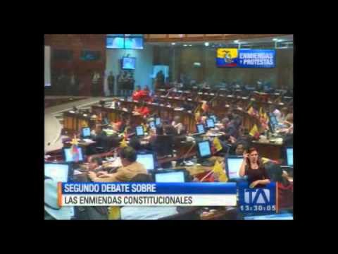 Continúa el segundo debate por las enmiendas constitucionales
