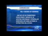 Asambleístas de Madera de Guerrero desobedecerán las enmiendas si son aprobadas