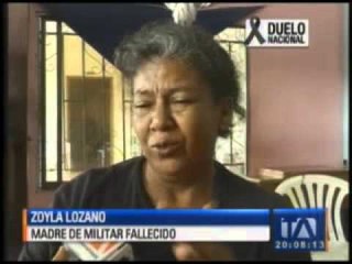 Restos mortales de cuatro militares llegaron a Guayaquil