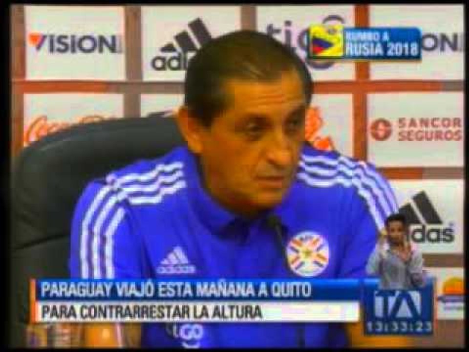 Paraguay viajó esta mañana a Quito para enfrentar a la Tricolor