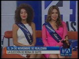 Gabriela  Jiménez y Jéssica Canchig, dos bellas candidatas a Reina de Quito