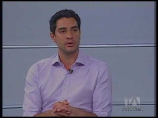 Martín  Carbonell, vocero de Yasunidos