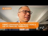 Jorge Glas cumple agenda en Manabí - Teleamazonas