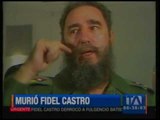 Murió Fidel Castro