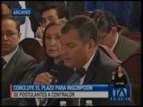 Concluye el plazo para inscripción de aspirantes a Contralor - Teleamazonas