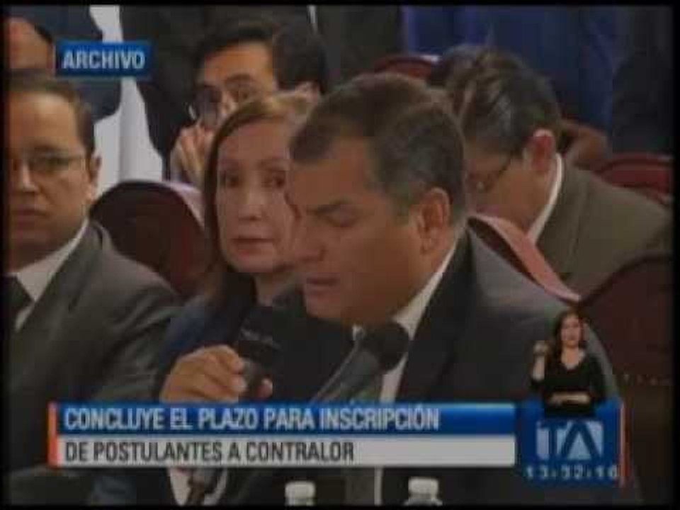 Concluye el plazo para inscripción de aspirantes a Contralor - Teleamazonas