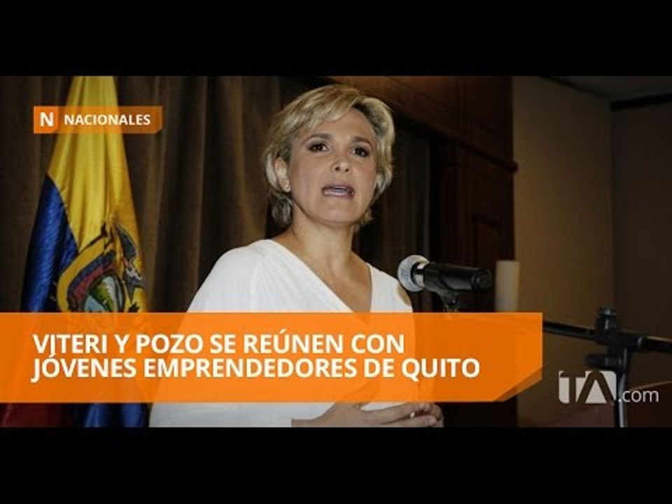 Cynthia Viteri se reúne con jóvenes emprendedores en Quito - Teleamazonas