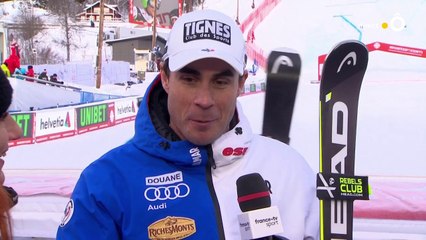 Championnats du Monde de ski. Super-G Hommes / Johan Clarey : "Agréablement surpris"