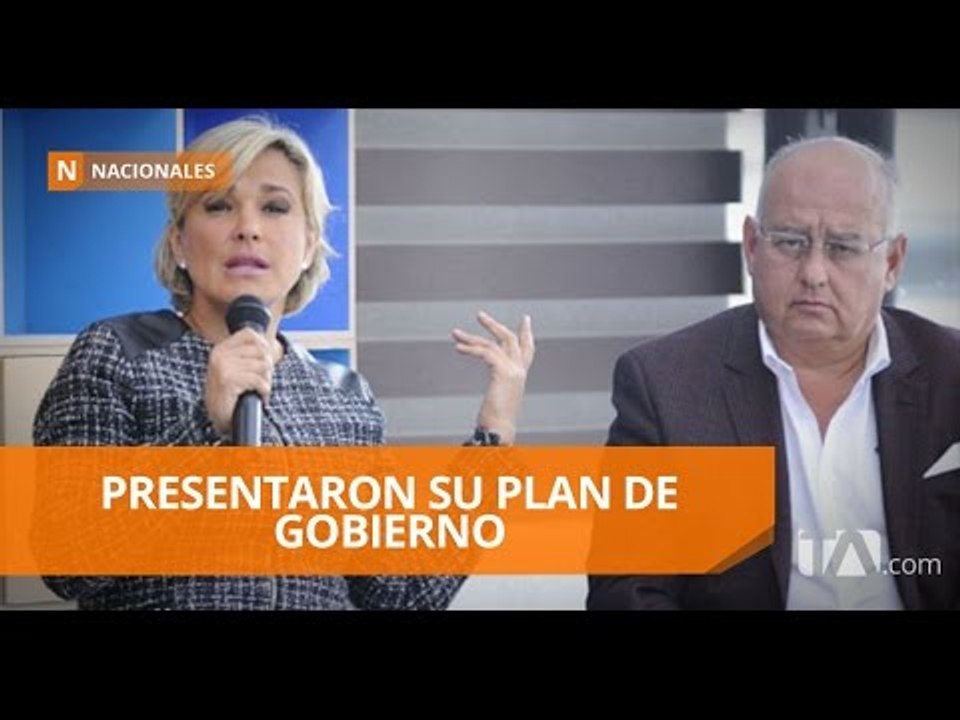 Viteri y Pozo presentaron su plan de gobierno 'Progresa' - Teleamazonas