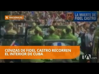 下载视频: Cenizas de Fidel Castro avanzan por el interior de Cuba - Teleamazonas