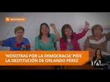 Colectivo de mujeres pide la sustitución de Orlando Pérez - Teleamazonas