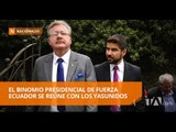 El binomio presidencial de Fuerza Ecuador cumple agenda en Quito - Teleamazonas