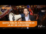 Plantón en la Avenida de los Shyris en contra de políticas de Gobierno - Teleamazonas
