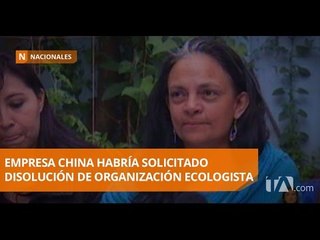 Ministerio del Ambiente notificó la disolución de la organización 'Acción Ecológica' - Teleamazonas