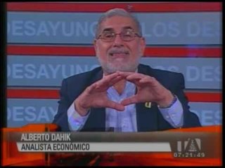 Alberto Dahik, sobre la situación económica de Ecuador al cierre del 2016