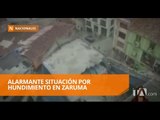 Alcalde de Zaruma denuncia a la Arcom como culpable de los hundimientos - Teleamazonas