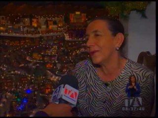 "Nacimiento" grande demanda 4 meses armarlo - Teleamazonas