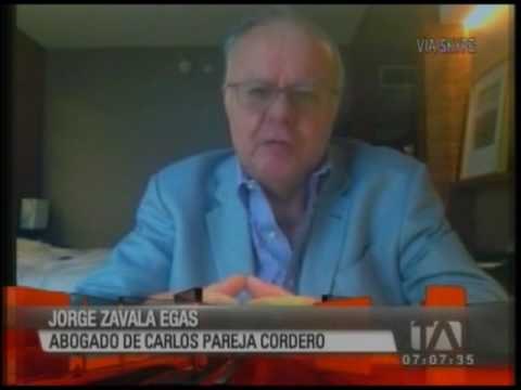 Entrevista a Jorge Zavala Egas, sobre caso Petroecuador