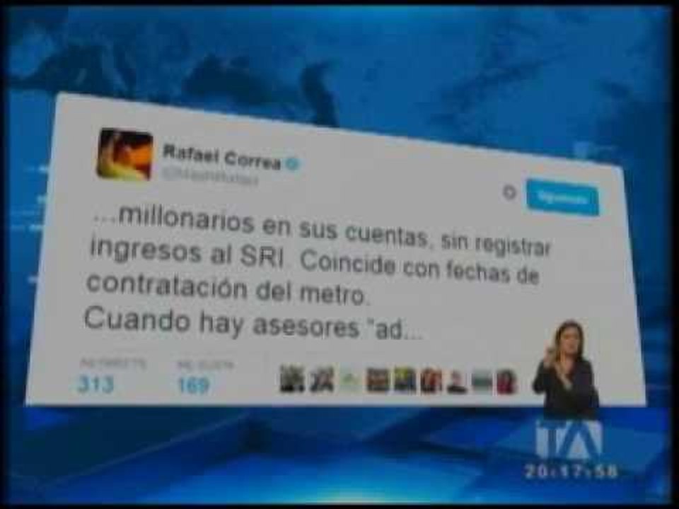 Presidente Correa se pronuncia sobre caso Odebrecht y detención de Mauro T. - Teleamazonas