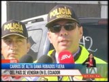 Carros de alta gama robados fuera del país se vendían en Ecuador