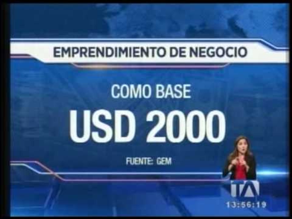 Ecuador, el segundo país en el mundo con emprendedores - Teleamazonas
