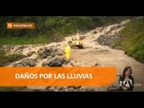 Deslizamientos de tierra en la vía que comunica Tulcán con Sucumbíos