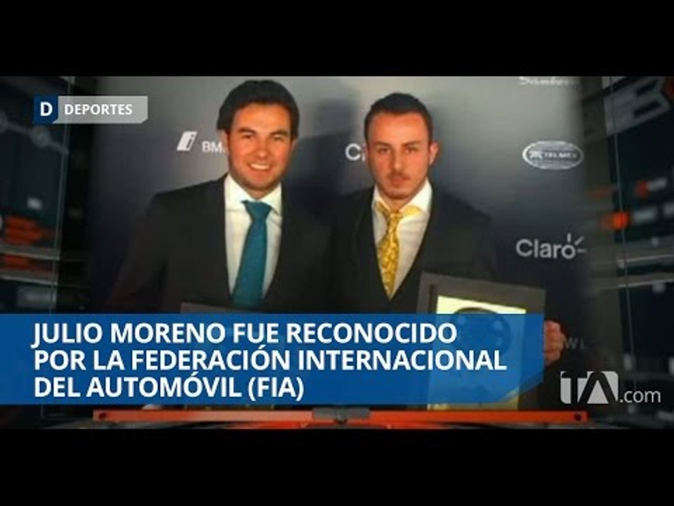 El ecuatoriano Julio Moreno, el mejor piloto del 2016 según la FIA - Teleamazonas
