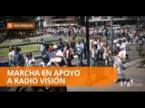 Cientos participan en Plantón de Radio Visión - Teleamazonas