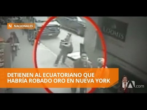 Detienen a ecuatoriano que habría robado balde lleno de oro - Teleamazonas