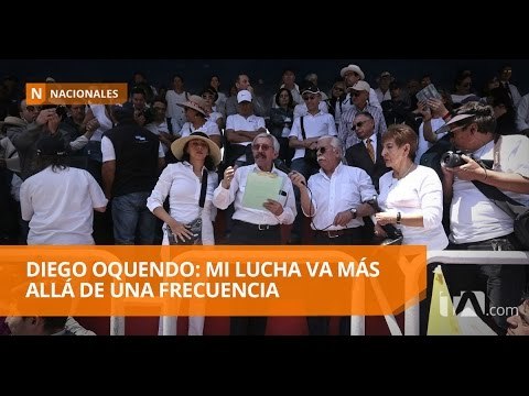 Decenas de personas marchan en apoyo a Radio Visión - Teleamazonas