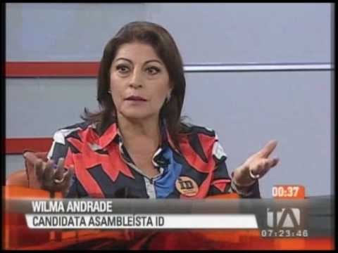 Wilma Andrade, Cristina Reyes y Patricio Donoso, candidatos a asambleísta