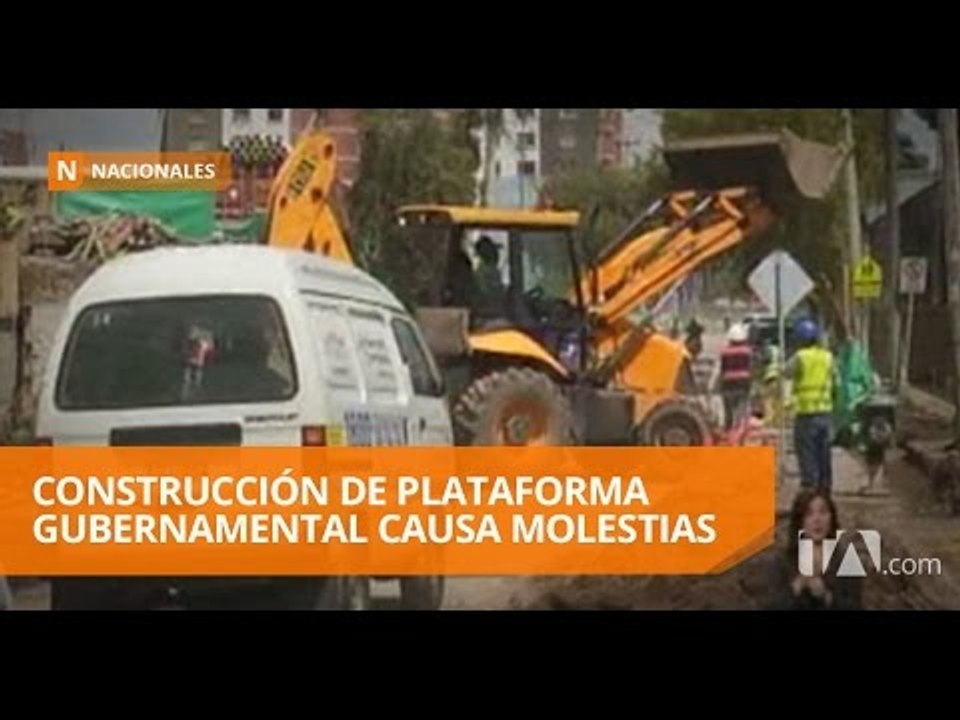 Construcción de plataforma gubernamental causa molestias