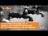 Suspensión del servicio de agua potable en el norte de Quito