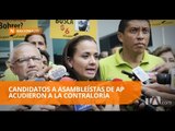 Candidatos a la Asamblea de AP presentan denuncia contra Leonardo Bohrer - Teleamazonas
