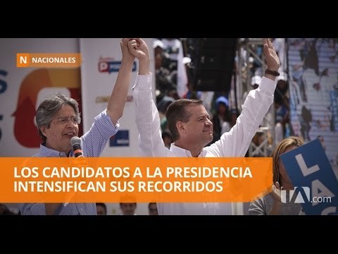 Los candidatos a la presidencia intensifican sus recorridos