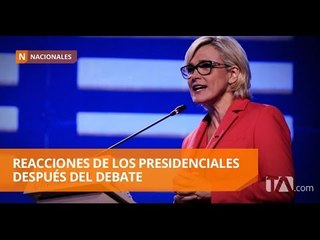 Télécharger la video: Reacciones de los presidenciales después del debate