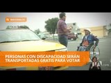 Personas con discapacidad serán transportadas gratis para votar