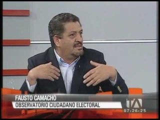 Entrevista a Fausto Camacho, del Observatorio Ciudadano Electoral