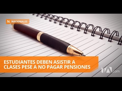 Estudiantes deben asistir a clases pese a no pagar pensiones