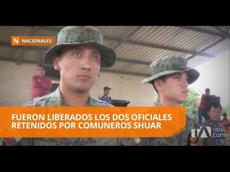 Fueron liberados los dos oficiales retenidos por comuneros shuar