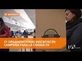 Organizaciones políticas y sociales participan en la campaña por la consulta popular - Teleamazonas