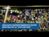 Violento enfrentamiento entre hinchas de la barra 