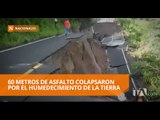 Carretera colapsa en Río de Oro, Manabí - Teleamazonas