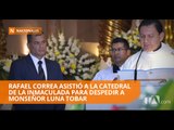 Listo el mausoleo donde reposarán los restos de monseñor Luna Tobar - Teleamazonas