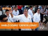 Correa habló sobre la corrupción y los 'Capaya Leaks' - Teleamazonas