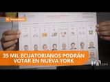 Ecuatorianos residentes en Nueva York, listos para votar el domingo - Teleamazonas